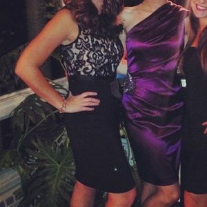 Cache Black lace dress